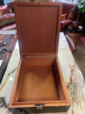 Christian Liaigre lacquered teak humidor